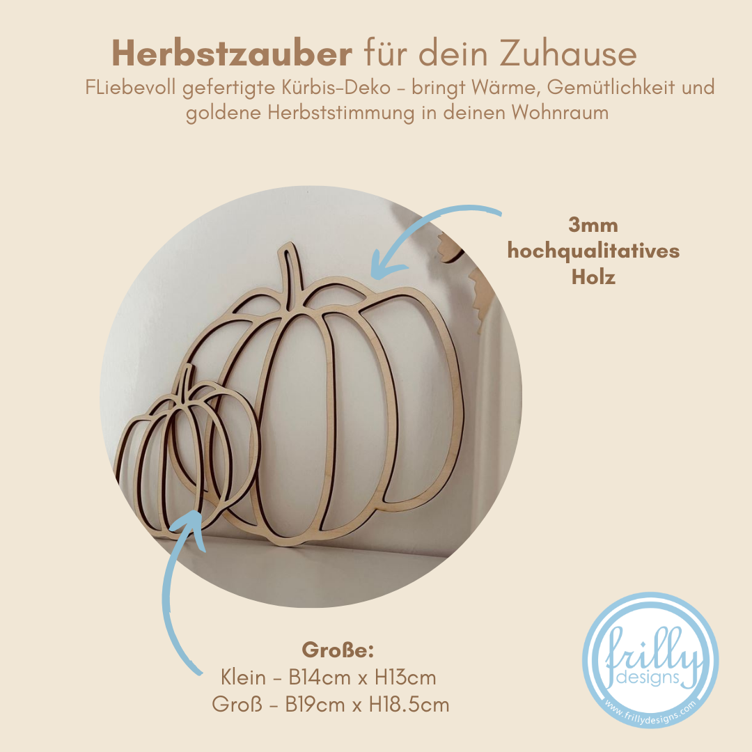 Kürbis Herbstdeko