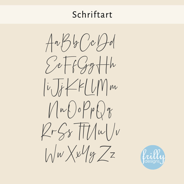 Schriftzug - Alma