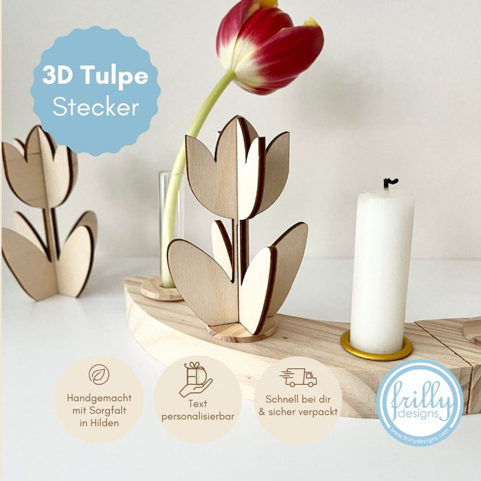 Stecker Tulpe Geburtstagskranz